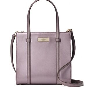 Kate Spade Cameron Street Small Hayden Metallic Wisteria Purple Crossbody